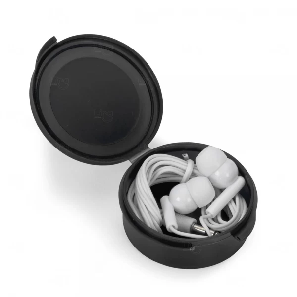 Fone de Ouvido Intra-Auricular Personalizado com Estojo 