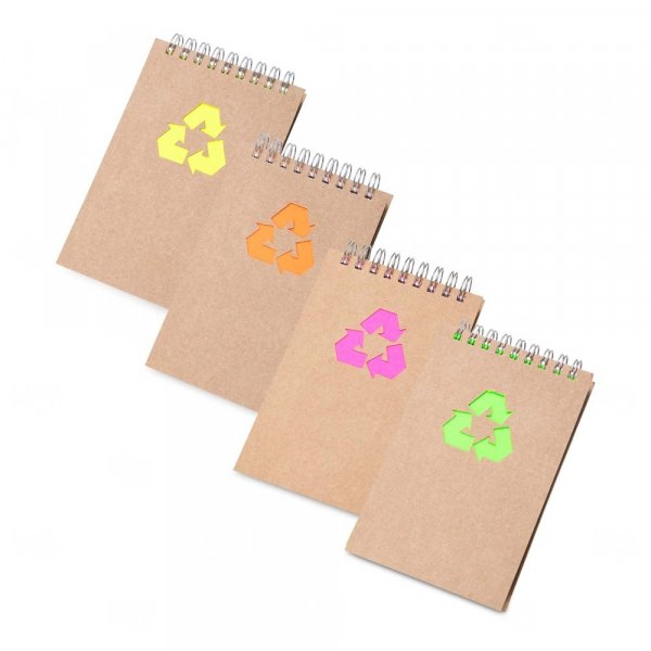 Bloco de Anotações Ecológico Personalizado - 14,5 x 8,8 cm 