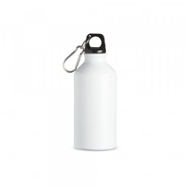Garrafa Alumínio 420ml com Mosquetão Personalizado 