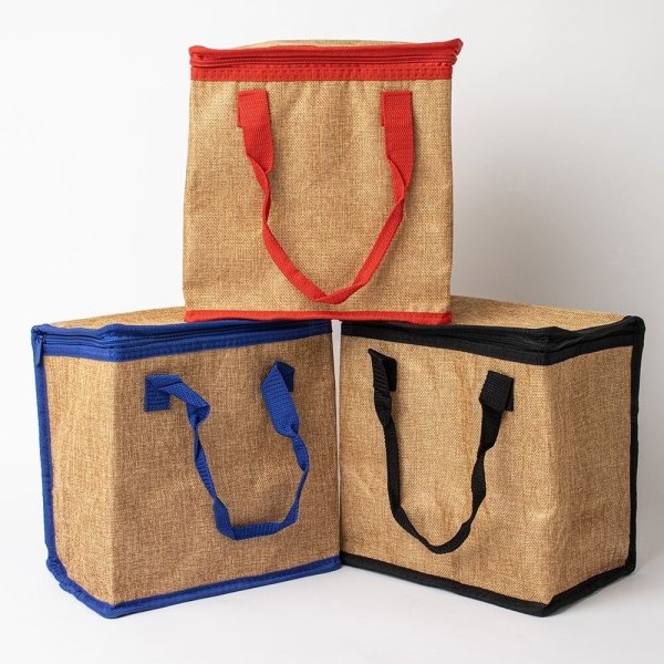 Bolsa Térmica Ecológica em Linho 10 Litros Personalizada 