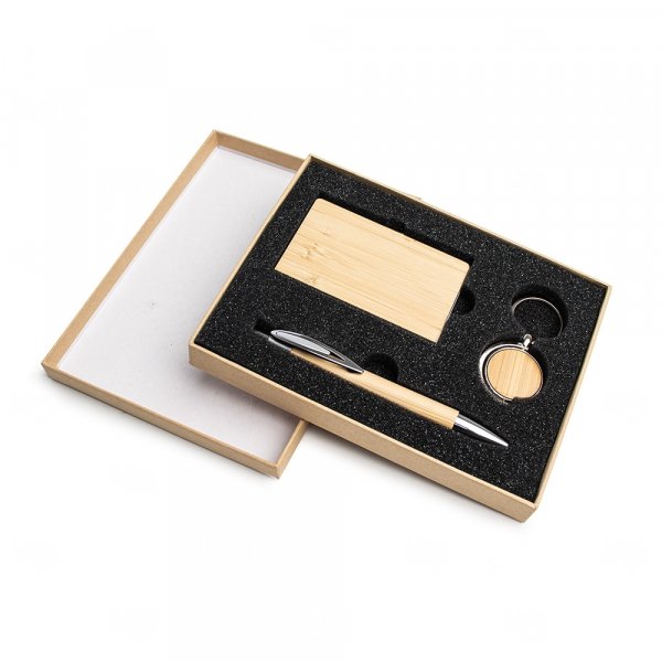 Kit Executivo Ecológico 3 Peças Personalizado 
