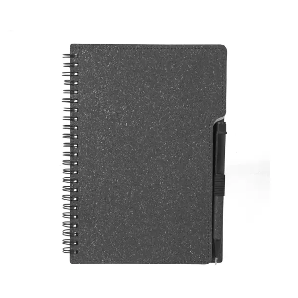 Caderno A5 Capa em Papelão Reciclado com Caneta Personalizado 