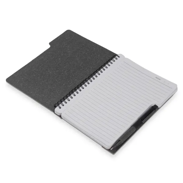 Caderno A5 Capa em Papelão Reciclado com Caneta Personalizado 