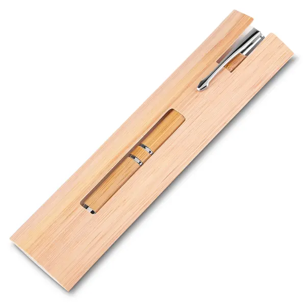 Caneta Bambu Personalizada 
