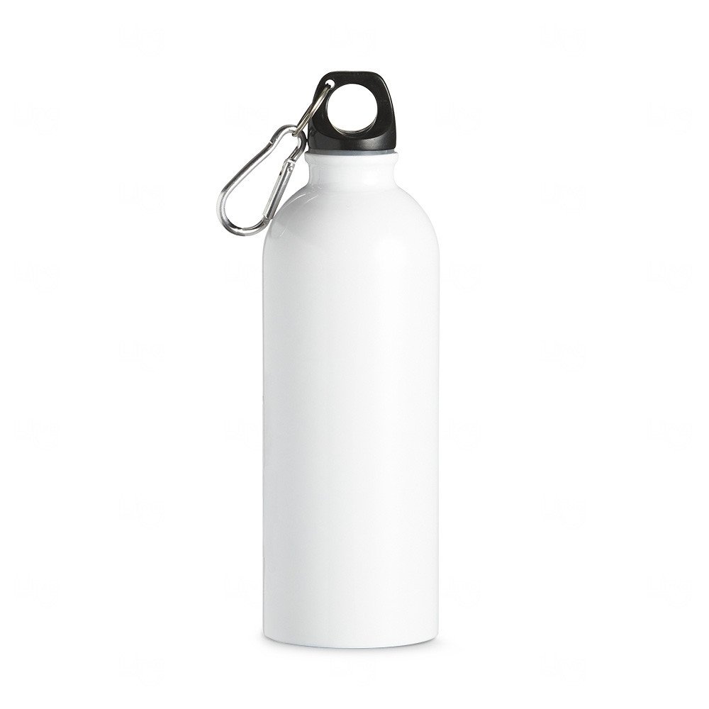 Squeeze Inox 500ml com Bico e Mosquetão Personalizado 