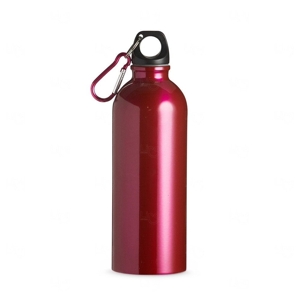 Squeeze Inox 500ml com Bico e Mosquetão Personalizado 