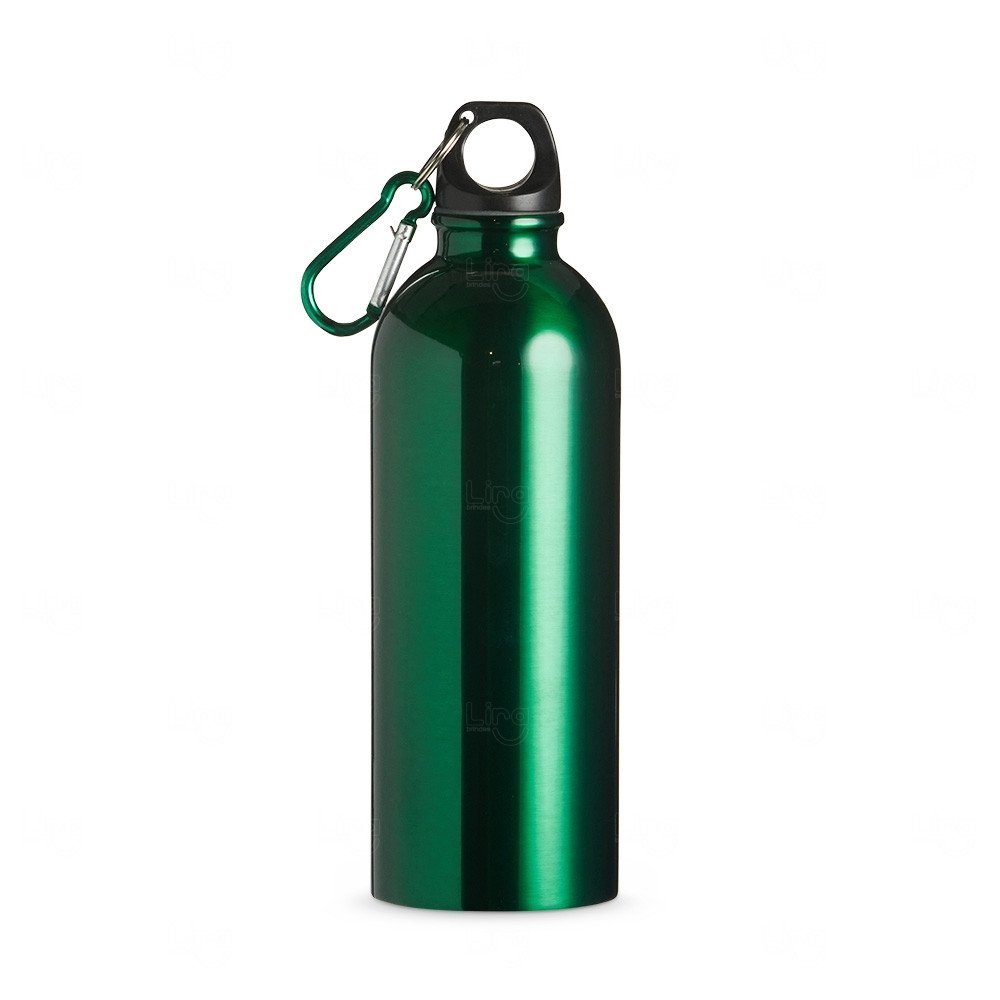 Squeeze Inox 500ml com Bico e Mosquetão Personalizado 