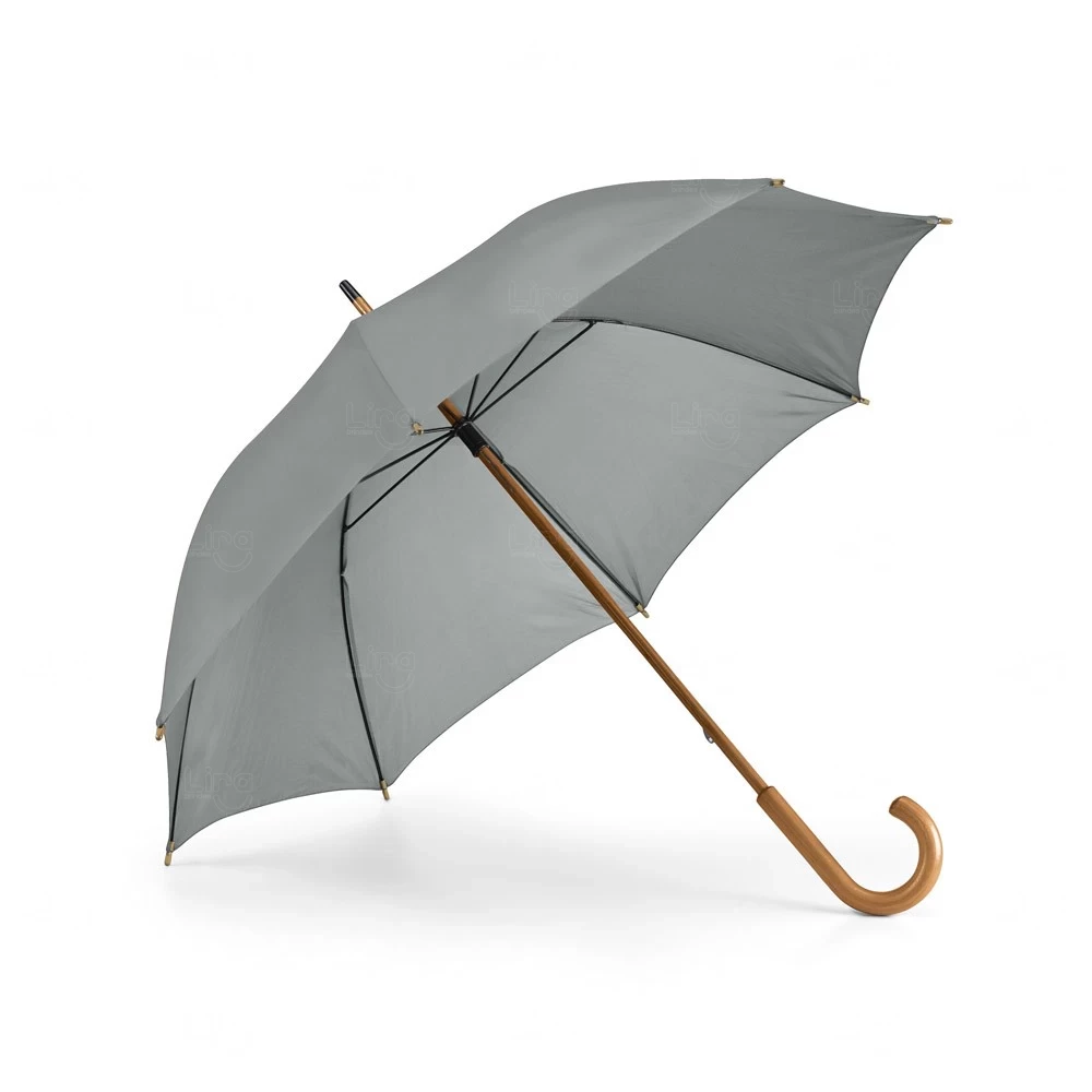 Guarda-Chuva com Pega em Madeira Manual Personalizado 