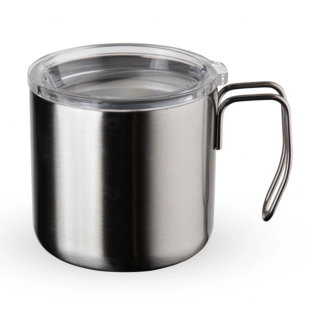 Caneca Térmica Inox 350ml Personalizada Inox