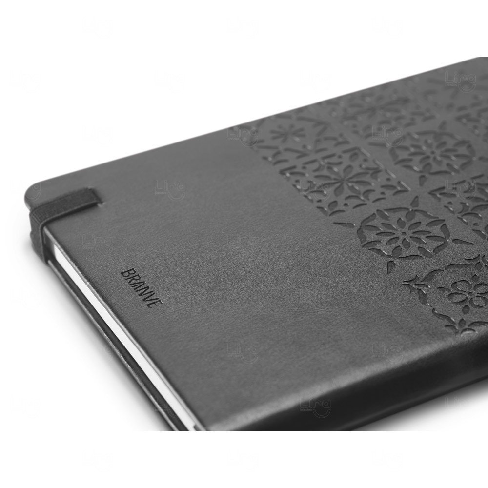 Moleskine A5 em Couro Sintético Personalizado - 21 x 14 cm 