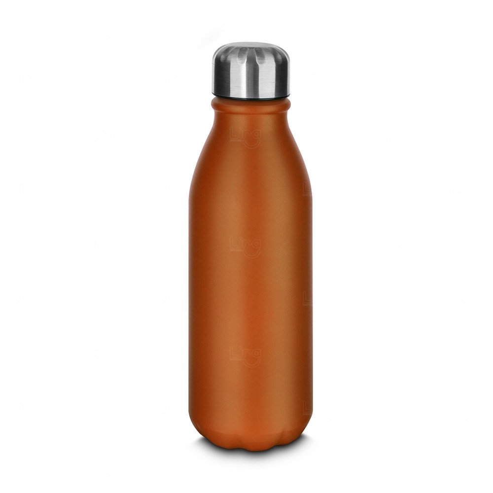 Garrafa Personalizada de Alumínio - 600ml Laranja