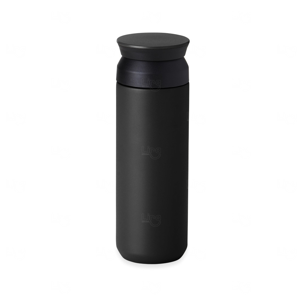 Garrafa Térmica 470ml Inox com Tampa Dupla Personalizada 