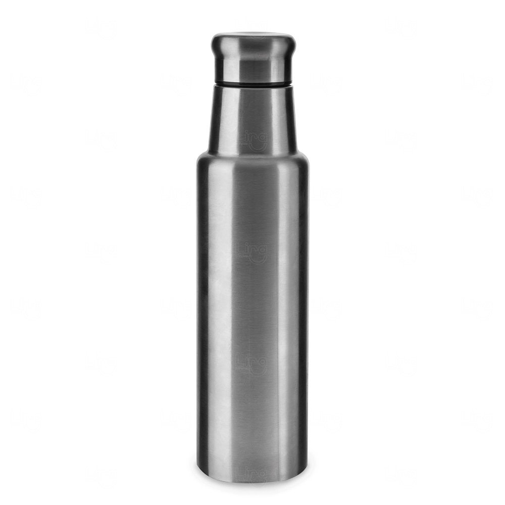 Garrafa Inox com Tampa Rosqueável Personalizada - 980ml Inox