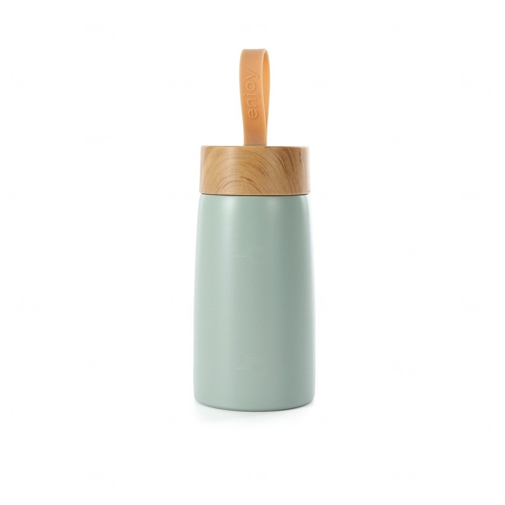 Garrafa Inox Parede Dupla Personalizada  - 250ml Verde