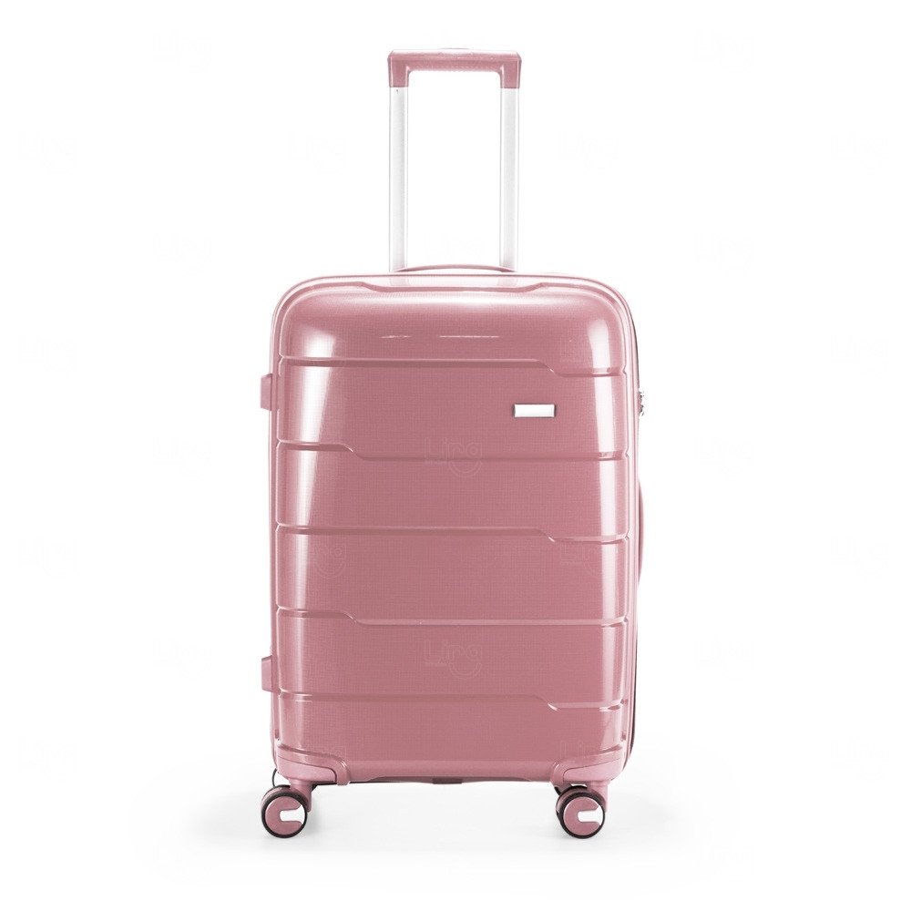 Mala de Viagem 64L Colorida Personalizada Rosa