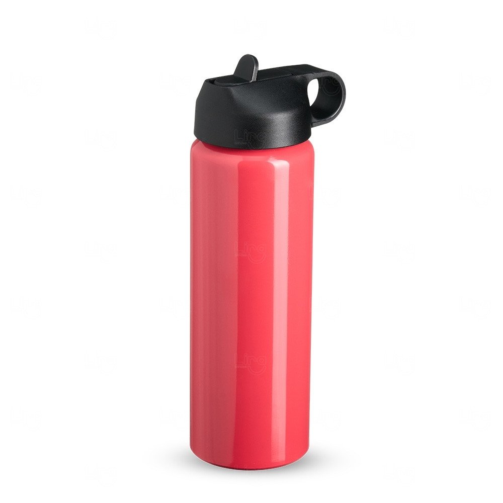 Squeeze de Alumínio 800ml com Bico Flip Personalizado 