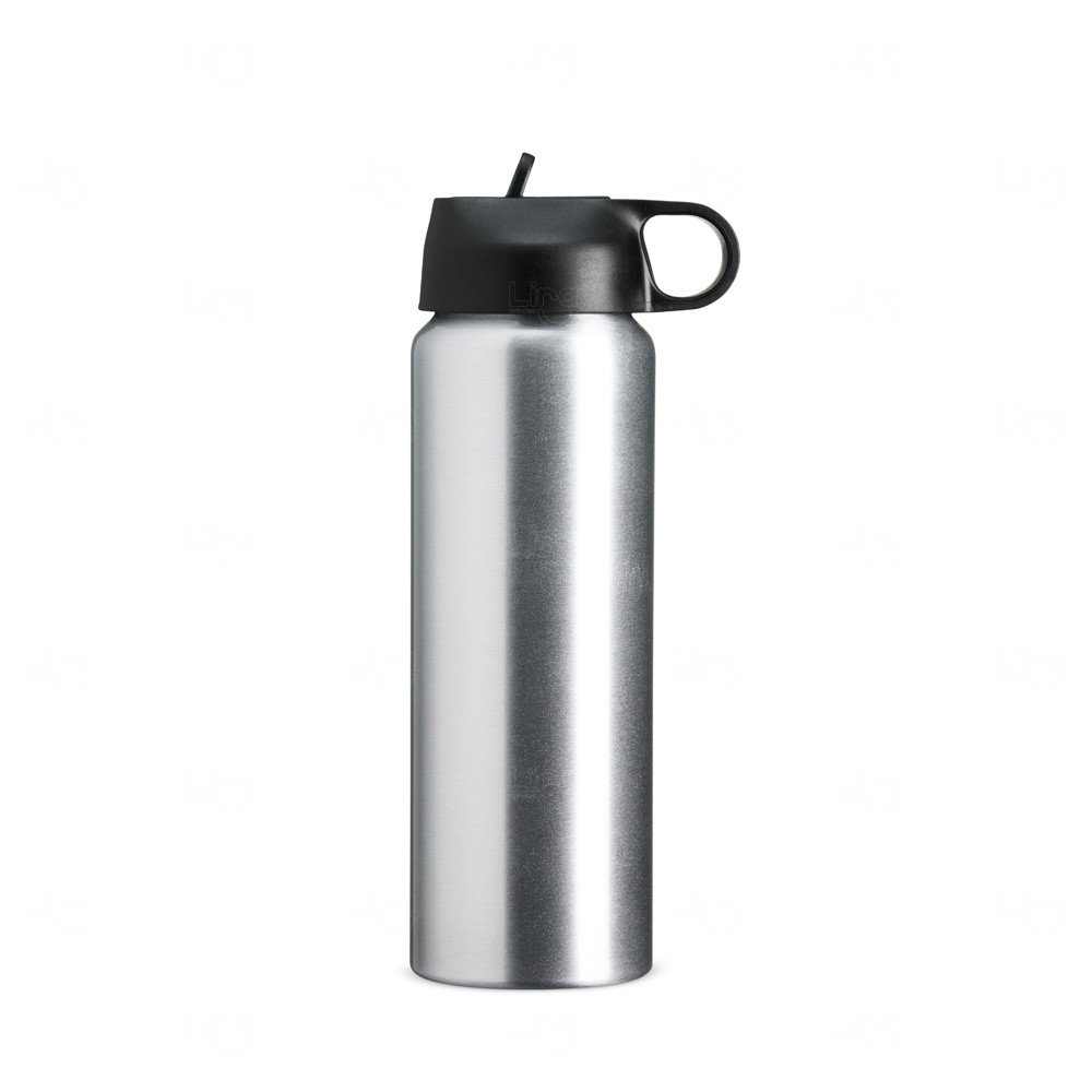 Squeeze de Alumínio 800ml com Bico Flip Personalizado 
