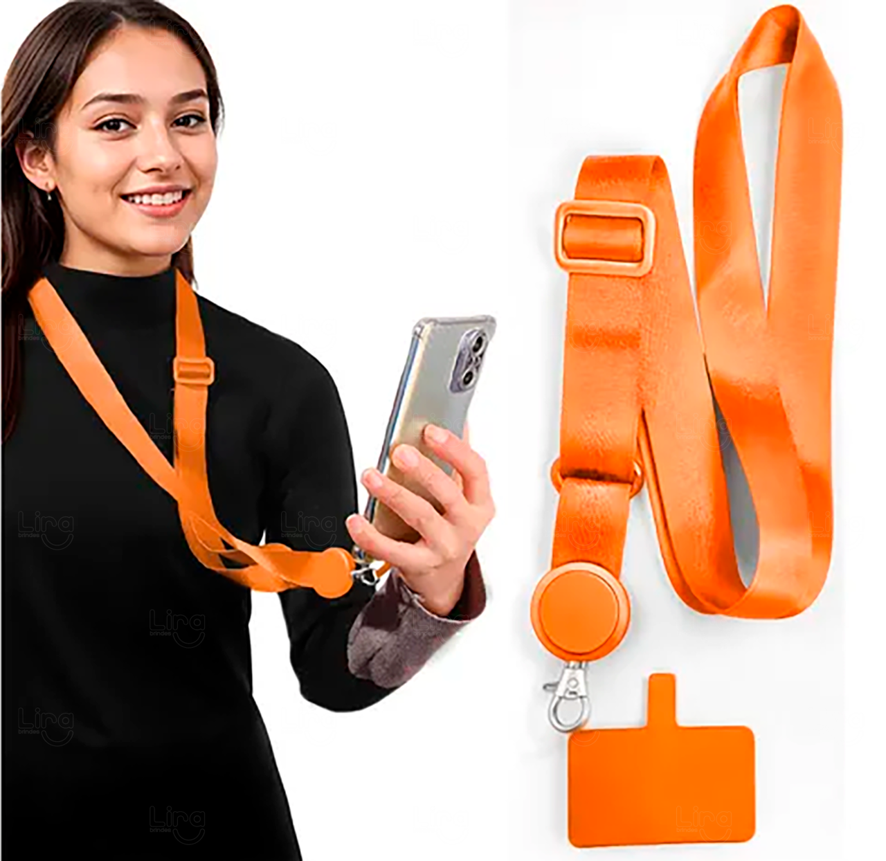 Cordão Salva Celular de Pescoço Personalizado 