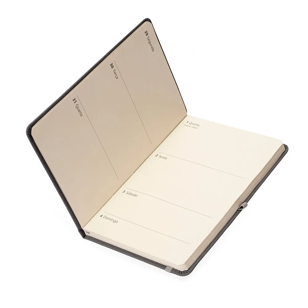 Planner 2026 Emborrachado Personalizado 