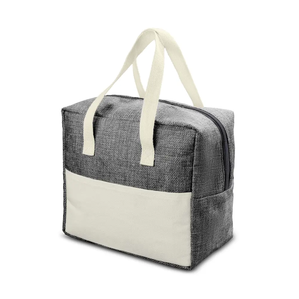 Bolsa Térmica em Linho e Lona Personalizada 