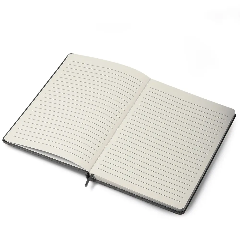 Kit Escritório A5 Capa em Couro Reciclado e Caneta Metalica Personalizado 