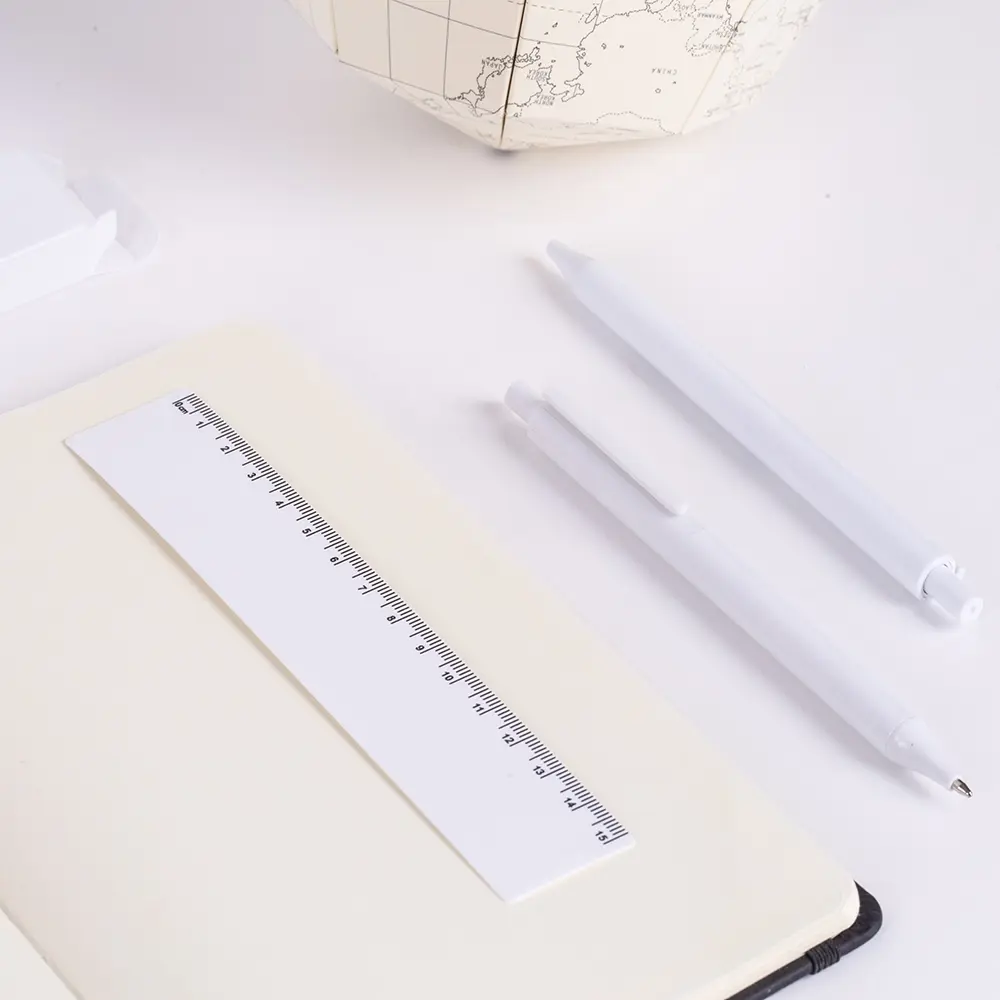 Kit Escritório Plástico Antibacteriano Personalizado 